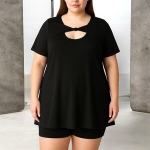 NWT! Soft Relax fit Black Women's T-Shirt Size 22-24 or 3X